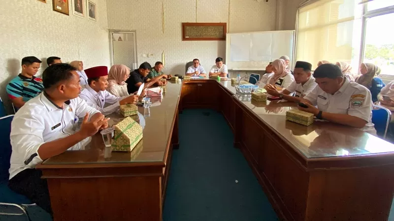 Rapat koordinasi yang berlangsung di Ruang Rapat Sekretaris Daerah Kabupaten Pasaman Barat, Rabu (21/10/2026).  (Foto: Pemkab Pasbar)