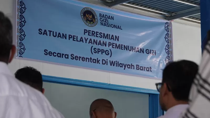 Peresmian Satuan Pelayanan Pemenuhan Gizi (SPPG) di Bukit Surungan, Kota Padang Panjang, sebagai bentuk dukungan terhadap pemerataan pelayanan gizi nasional, Rabu (14/10/2026). (Foto: Pemko Padang Panjang)