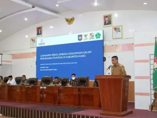 Lembaga Agama Karo Komitmen Turunkan Stunting Sumut Pos