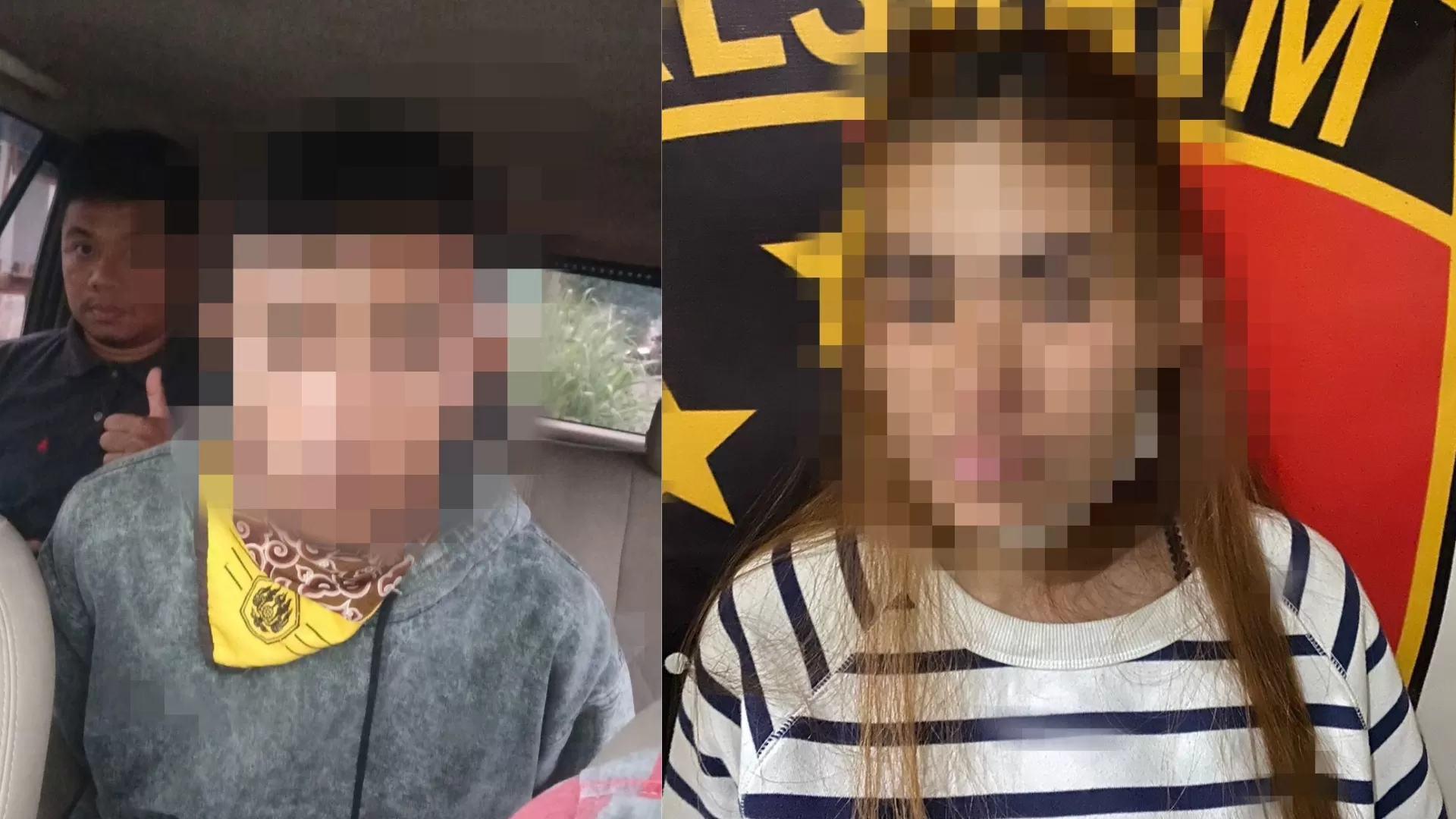 Dua Orang Pelaku Curas di Jatinangor yang Sempat Mengaku Polisi saat Melancarkan Aksinya, Di Tangkap Polisi (Foto : Istimewa) 