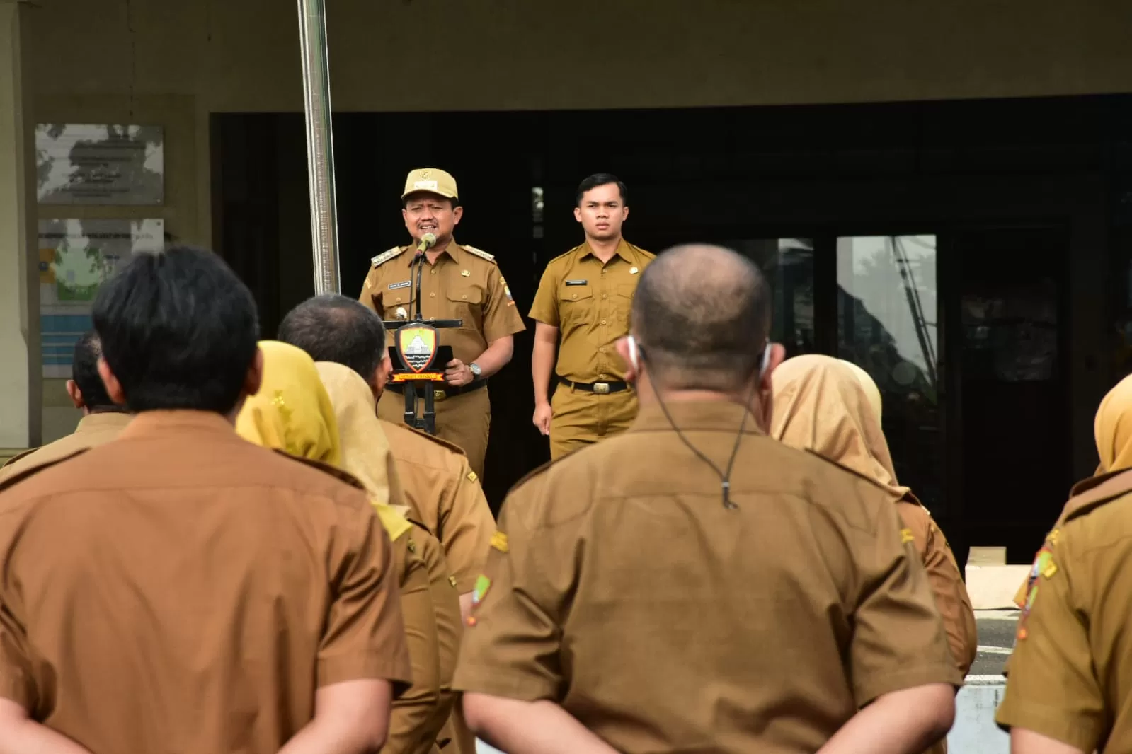 Apel Perdana Tahun 2026 ASN Pemkab Sumedang, Senin (5/01/2026). 