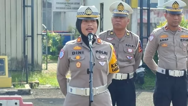 Kasat Lantas Polres Sumedang, AKP Dini Kulsum Mardiani (Foto : Istimewa) 