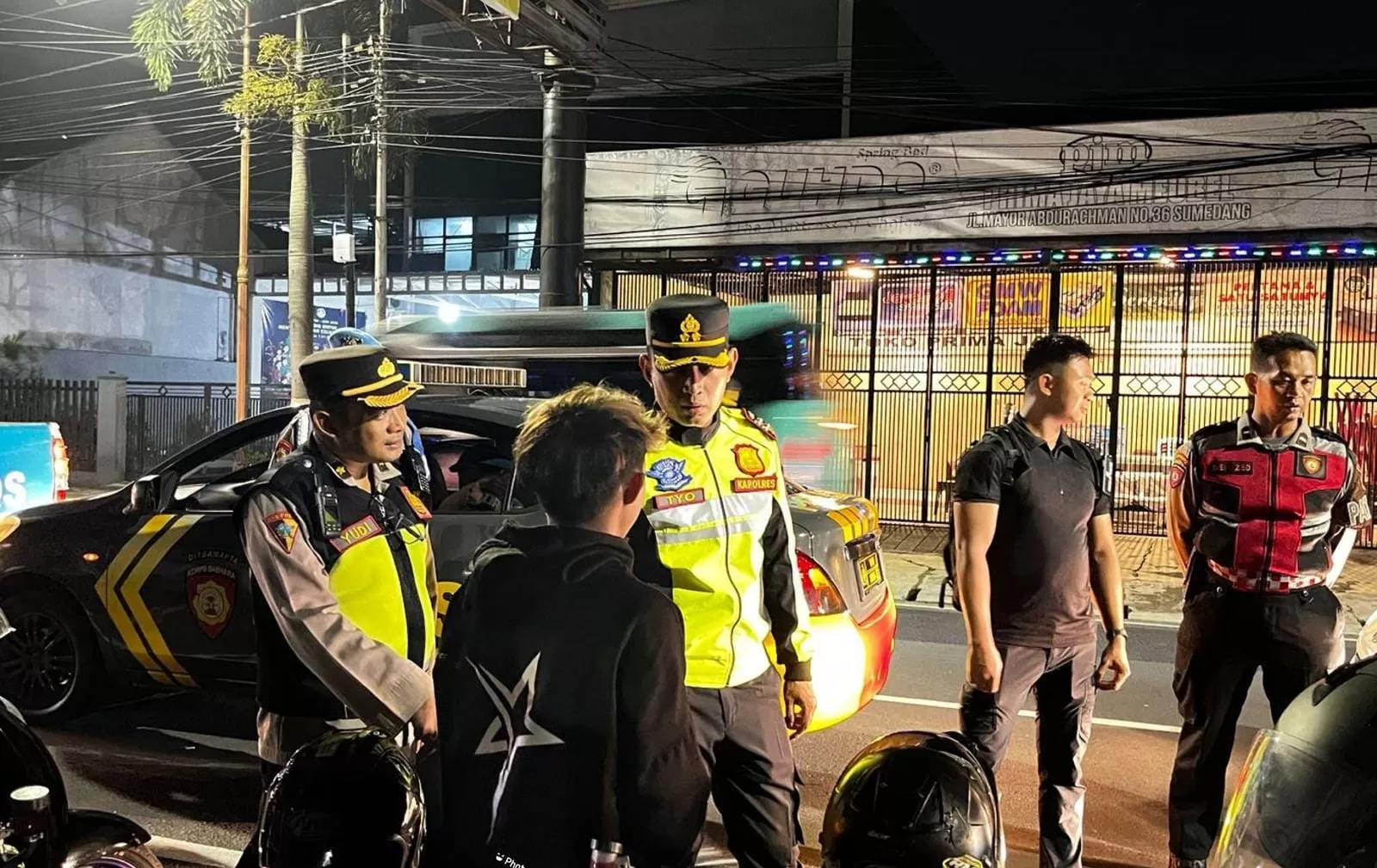 Kapolres Sumedang Akbp. Sandityo Mahardika pimpin kegiatan KRYD