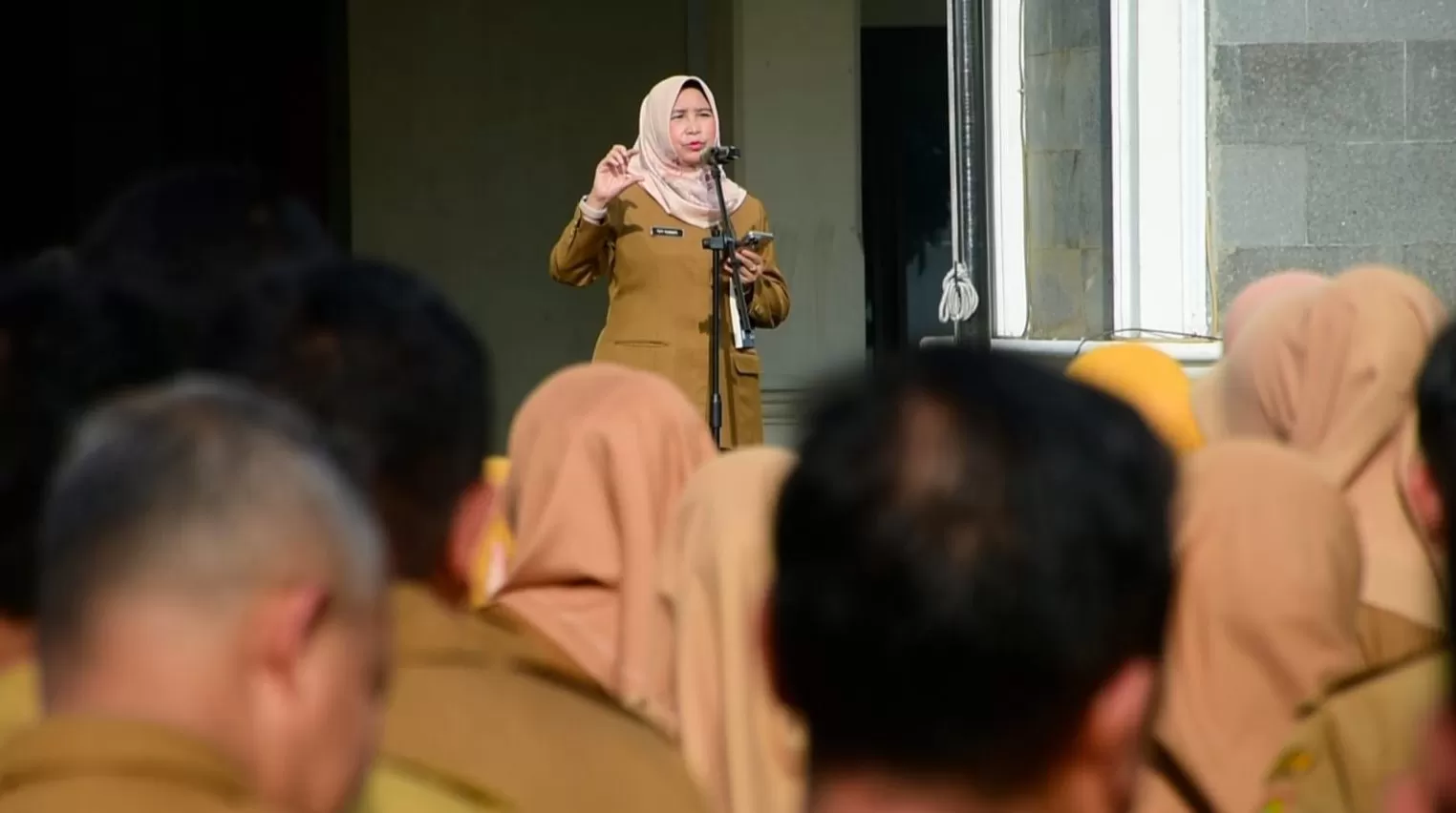 Apel Gabungan OPD di Lapangan Pusat Pemerintahan Sumedang (Foto : Istimewa) 