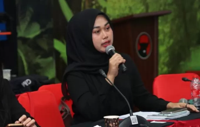 Bendahara DPC PDIP Sumedang, Heti Andorina (Foto : Istimewa) 