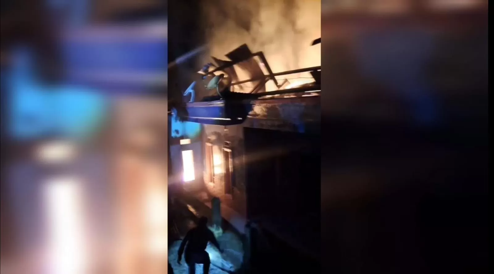 Kebakaran Rumah di Haurgombong Pamulihan Sumedang Pada Waktu Jelang Sahur, Kamis (19/3/2026) 