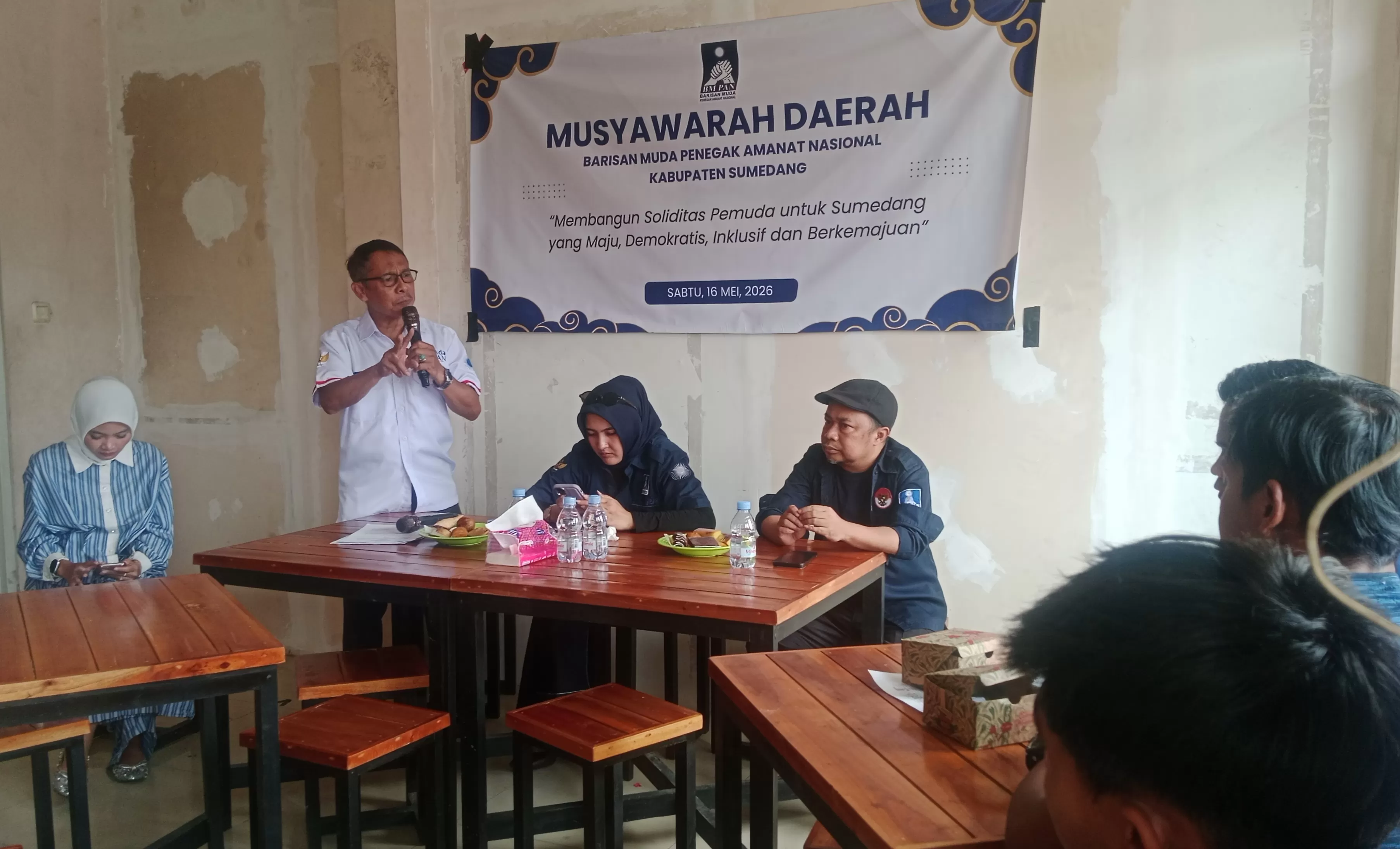Saat Pembukaan Musda BM PAN Sumedang yang Bertempat di Sekretariat DPC PAN Jatinangor (Foto : Istimewa) 