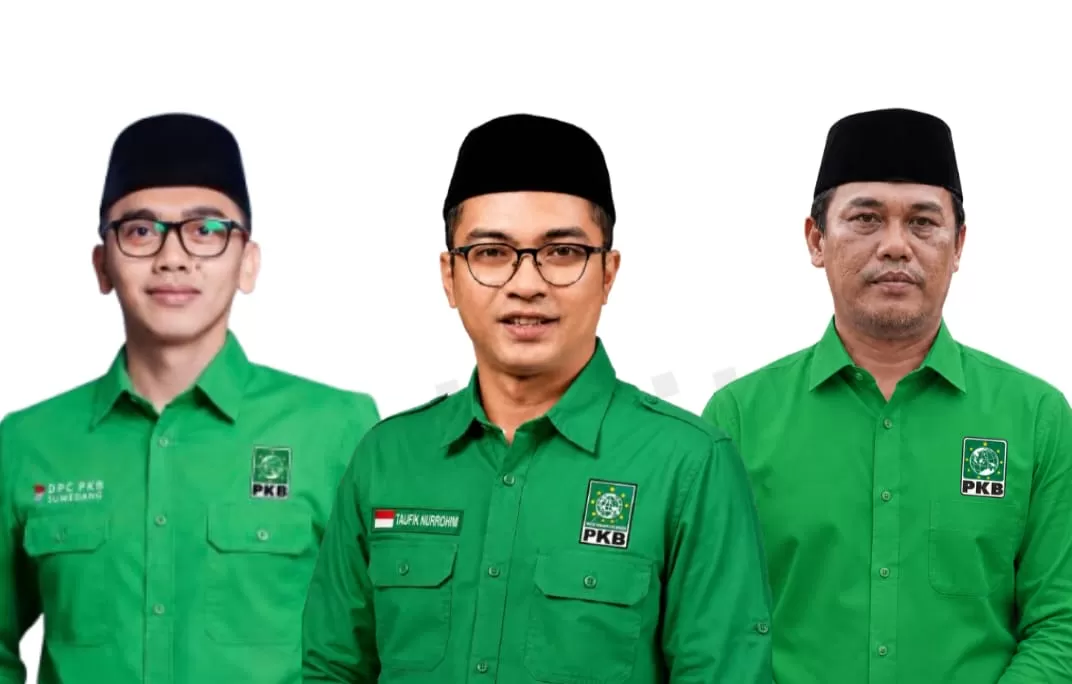 Jajaran Ketua, Sekretaris, Bendahara DPC PKB Sumedang yang Ditetapkan (Foto : Istimewa) 