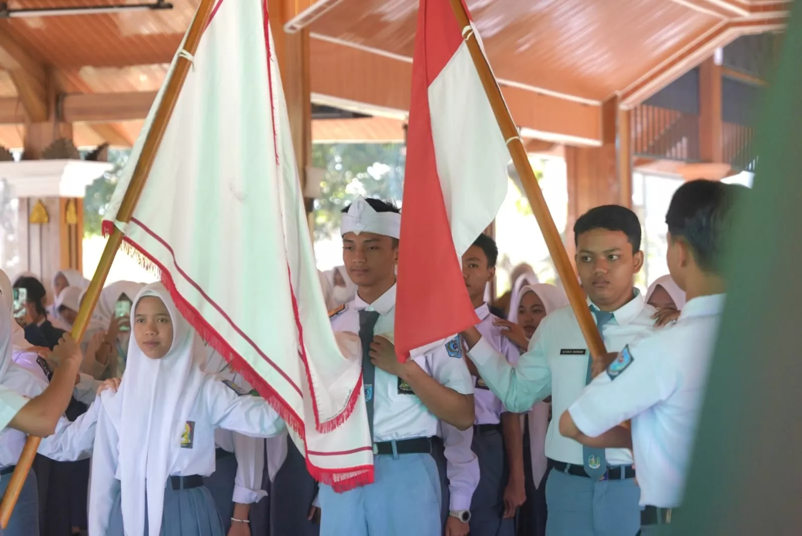 Prosesi pelantikan forum OSIS Sumedang periode 2026-2027. (Foto : Istimewa)