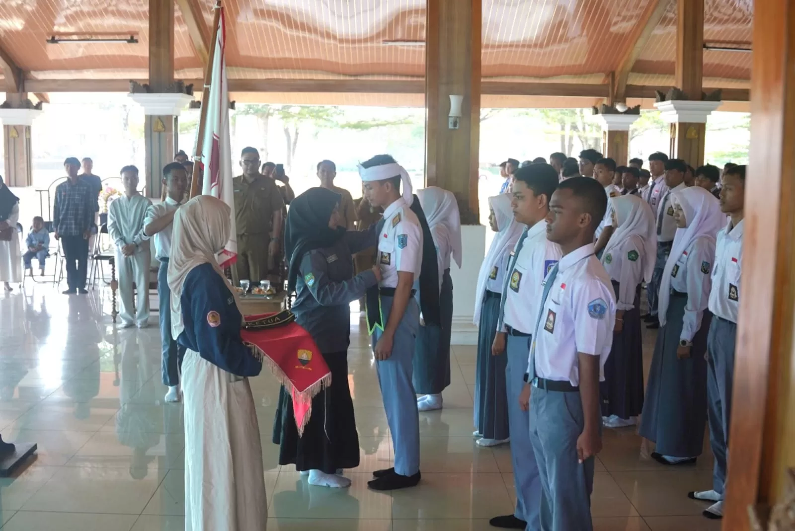 Prosesi pelantikan forum OSIS SMA se-Kabupaten Sumedang. (Foto : Istimewa)