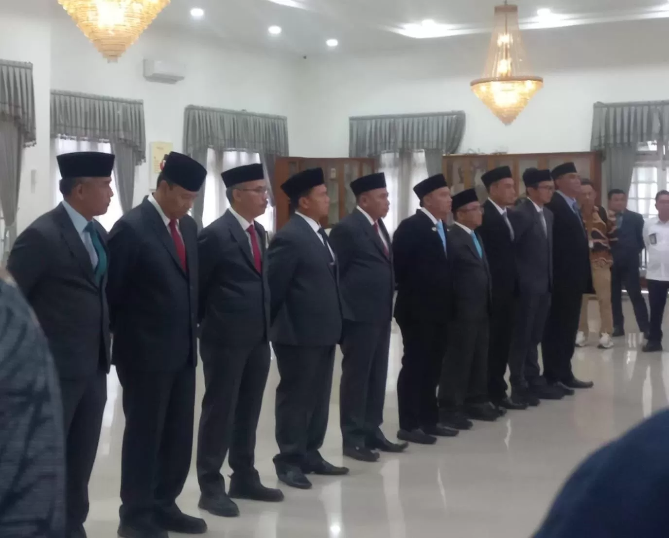 Sejumlah pejabat tinggi pratama di lingkungan Pemkab Sumedang yang dilantik. (Foto : Istimewa)