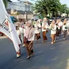 Daftarkan 50 Bacaleg,  Rombongan DPC Gerindra  Gresik Diiringi Shalawat Banjari