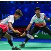  Thailand Open 2023, Pasangan Ganda Putra Indonesia Takluk Pasangan Ganda India