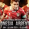 Link Live Streaming Indonesia vs Argentina, FIFA Matchday Malam Ini