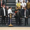 Presiden Jokowi Resmikan Indonesia Arena, Erick Thohir: Tak Pernah Berpikir Basket Punya Arena Semegah Ini