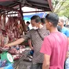 Meugang Ramadhan di pulau wisata Sabang ditengah guyuran hujan