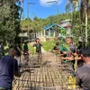 Pascabencana Banjir, TNI Bangun Jembatan Perintis Di Pedalaman  Aceh Tengah
