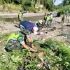 Aksi Penghijauan Pascabencana, TNI Tanam Pohon di Bantaran Sungai Bener Meriah