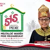 Mihrab sultan dan jejak sejarah terangkum dalam logo 515 tahun Pidie