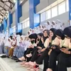Antusias siswa sambut pembukaan Pra PORA Bola Voli di Aceh Besar 