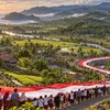Hari Pahlawan 2026, Nagan Raya bentangkan  bendera sepanjang 24 kilometer