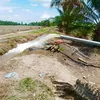 Irigasi belum pulih pasca banjir, petani gunakan pompa untuk pengairan sawah
