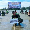 HUT ke 81 TNI, Kodim 0101 tanam mangrove di pesisir Aceh
