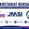 SMSI, AMSI dan JMSI Lampung Kompak, Gelar Sarasehan dan Luncurkan LAPOR SEKBER