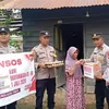 Merajut Kepedulian di Hari Bhayangkara Ke-80, Polsek Peureulak Barat Salurkan Bantuan Sosial kepada Warga