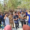 Subardi Resmikan Jalan Dusun Diiringi Jatilan