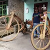 Warga Jogonalan Ciptakan Motor dan Sepeda dari Kayu