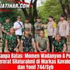 Perkuat Sinergi Perbatasan, Wadanyon A Pelopor Satbrimob Polda NTT Kunjungi Satuan TNI di Belu