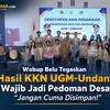 Tutup KKN UGM-Undana, Wabup Belu Minta Pimpinan OPD Jangan Ragu Belajar dari Mahasiswa