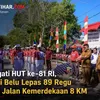 Gelorakan Jiwa Perjuangan di Perbatasan, 89 Regu Unjuk Gigi di Gerak Jalan 8 KM Belu