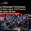 578 Peserta Ikuti Gerak Jalan 45 Km, Bupati Belu Ajak Gelorakan Semangat Kemerdekaan dari Perbatasan