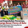 Gandeng BPBD Belu, Keluarga Besar Flores Salurkan Bantuan Logistik bagi Pengungsi Gempa