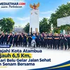 Jaga Kebugaran dan Mempererat Silaturahmi, Jajaran Kejari Belu Gelar Jalan Sehat 6,5 Km dan Senam Bersama