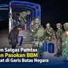 Lagi-Lagi! Di Tengah Kelangkaan BBM, Satgas Pamtas Ringkus Penyelundupan 245 Liter Solar ke Timor Leste