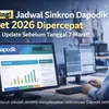 ​PENTING! Jadwal Sinkron Dapodik Maret 2026 Dipercepat, Segera Update Sebelum Tanggal Ini