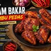 Resep Ayam Bakar Bumbu Pedas Meresap, Rahasia Ungkep dan Bakar Bikin Rasanya Juara