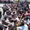 Situasi Chaos, 251 Anggota  Polres Tegal Adakan Simulasi Pelatihan Dalmas 