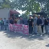 Aksi Demonstrasi Aliansi Gerakan Pemuda dan Masyarakat di Kantor BWS NT 1