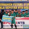 Amanah Academy Bank NTB SyariahJuara Futsal U18 Piala Seputar NTB