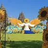 Bunga Matahari Raksasa dan Sayap Malaikat Hadir di Prambanan, Sudah Foto di Sini?
