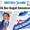 Angkat Headline Cik Bur Gugat Partai Demokrat, Ini Link Baca Epaper Harian Pagi Metro Jambi