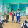 Kampanye Keselamatan Berkendara Honda kembali Sasar Pelajar di SMP 1 Tanjung Lombok Utara