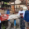 Relawan Bolone Mase Gibran Rakabuming Raka Tegal Raya Bakti Sosial Bagi Sembako