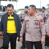 Komandan Brimob Polda Lampung Kunjungi Markas Kompi 2B Pelopor