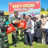 Hari Pertama Ramadhan, Perhimpunan INTI Bersama Panglima TNI Gelar Baksos Di Pangandaran
