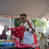 Sprei Jumputan Karya Warga Ceporan Curi Perhatian Bupati Klaten di Acara Sambung Rasa